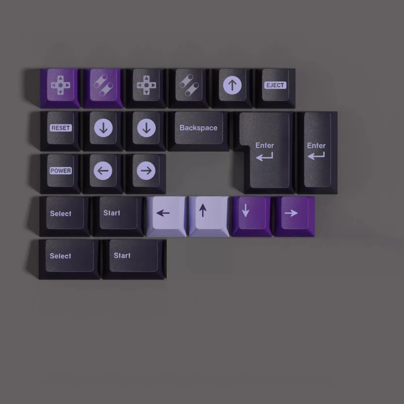 Conjunto de teclas gmk ntd cereja perfil keycap pbt 5 lados therm sublimação chave para teclado mecânico acessórios de jogos personalizados