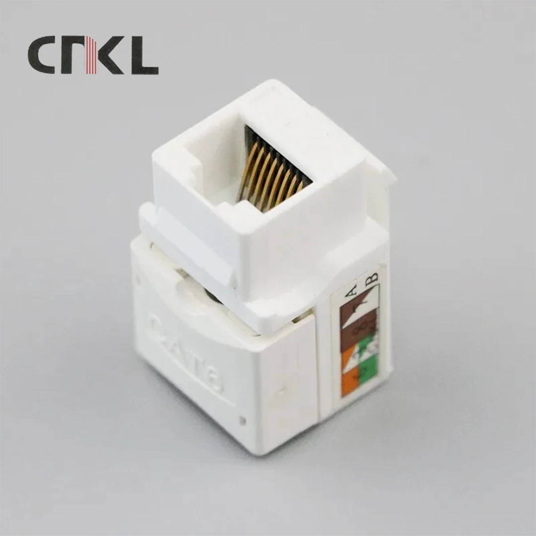 10 pces cat6 utp ethernet módulo de rede rj45 conector de informação tomada computador adaptador tomada cabo jack