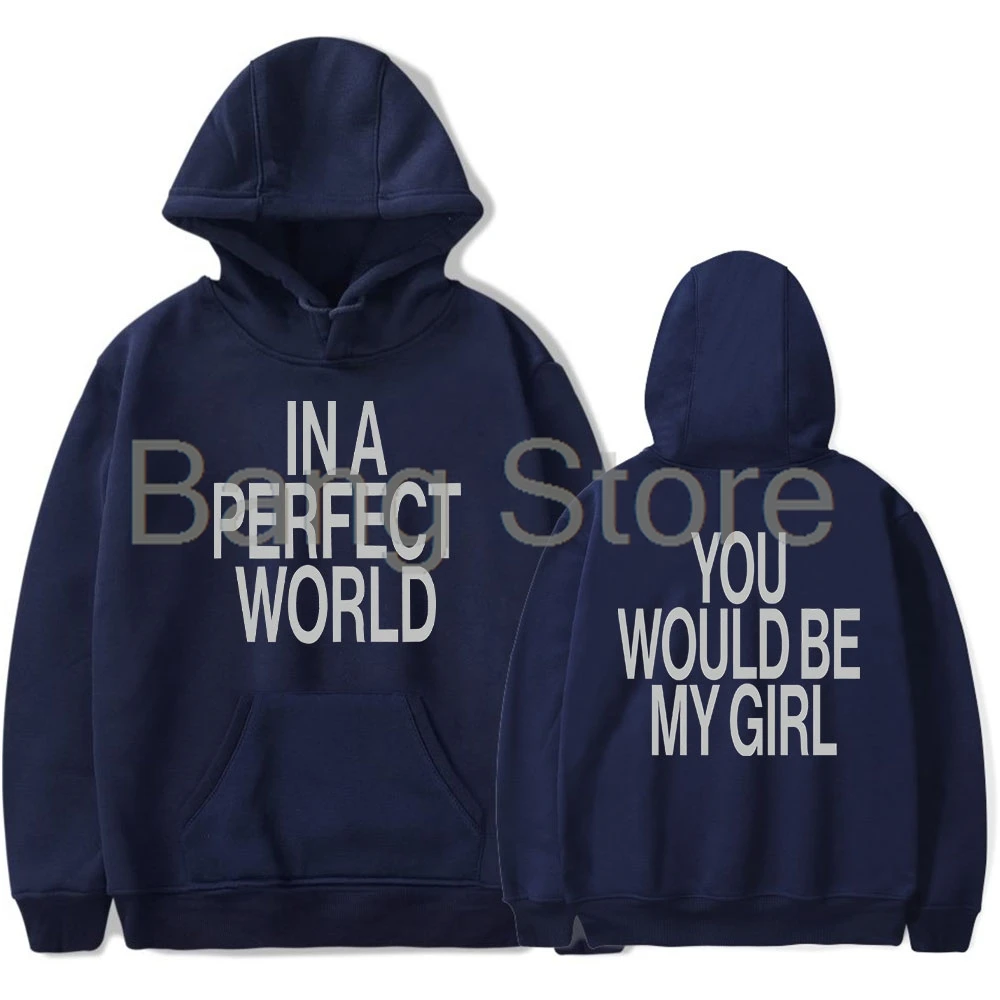 The Kid LAROI Perfect World Hoodie Sweatshirt Damen Herren Langarm Mode Pullover Unisex Kleidung