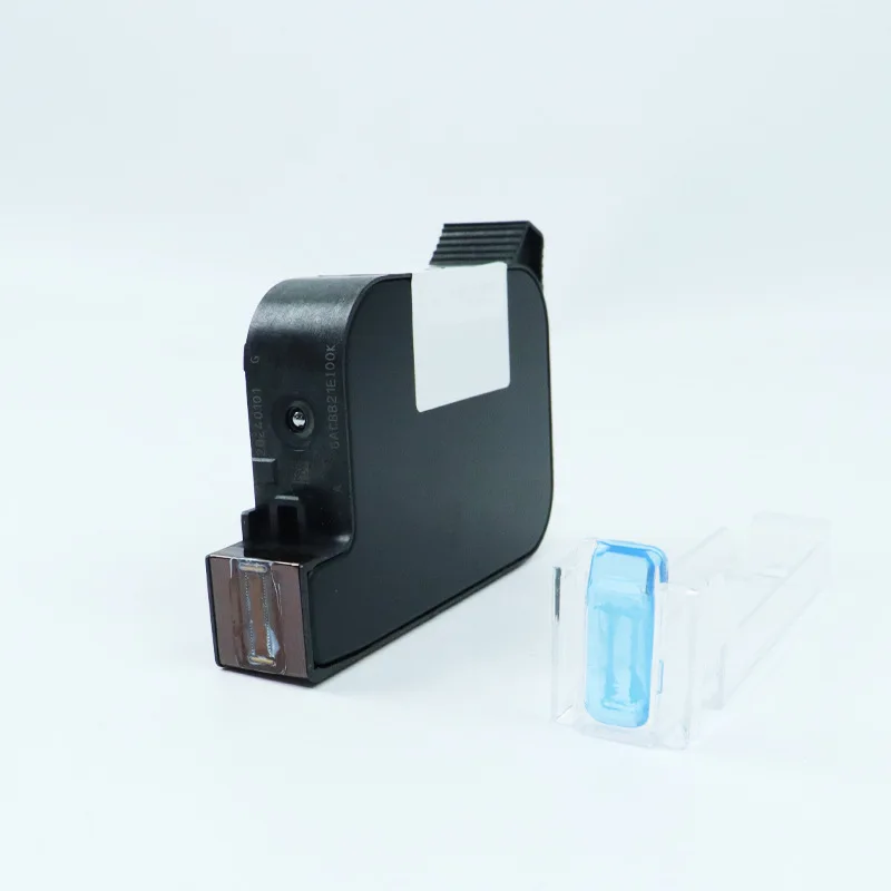 For Demins IQ314S White 12.7mm Inkjet Printer Special Jetted Black Product Date Coding Machine High Adhesion Ink Cartridge
