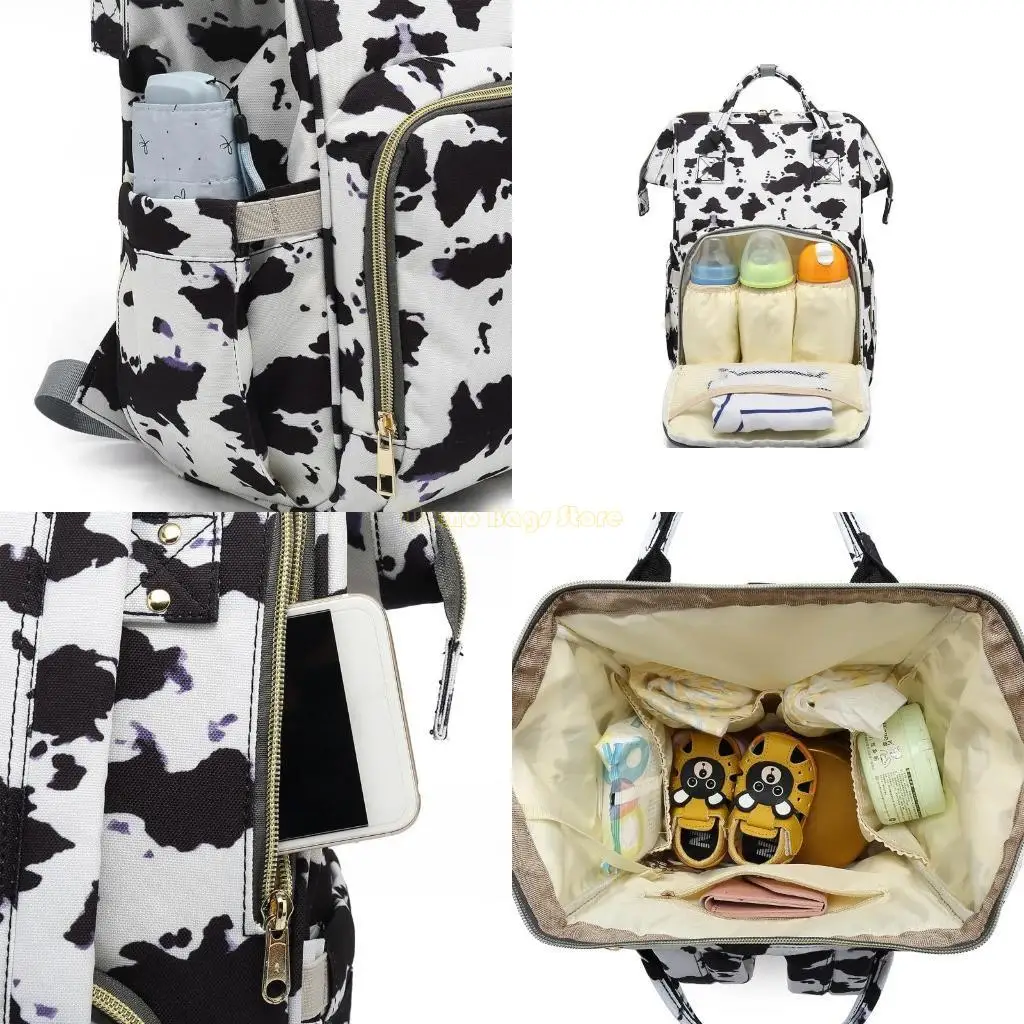 x90d-pontos-vaca-imprimir-backpack-backpack-maternidade-bolsa-troca-bebe-bola-enfermagem-mochilas