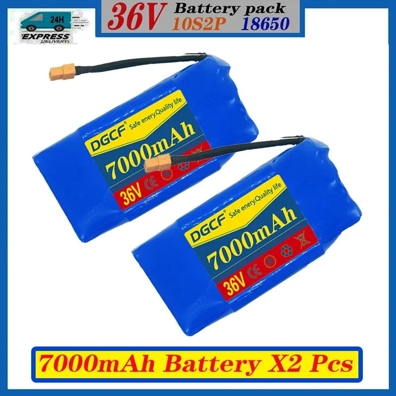 

Genuine 36V 10s2p Battery Packs 7000mAh Rechargeable Lithium Ion Battery for Electric Self Balancing Scooter HoverBoard Unicycle