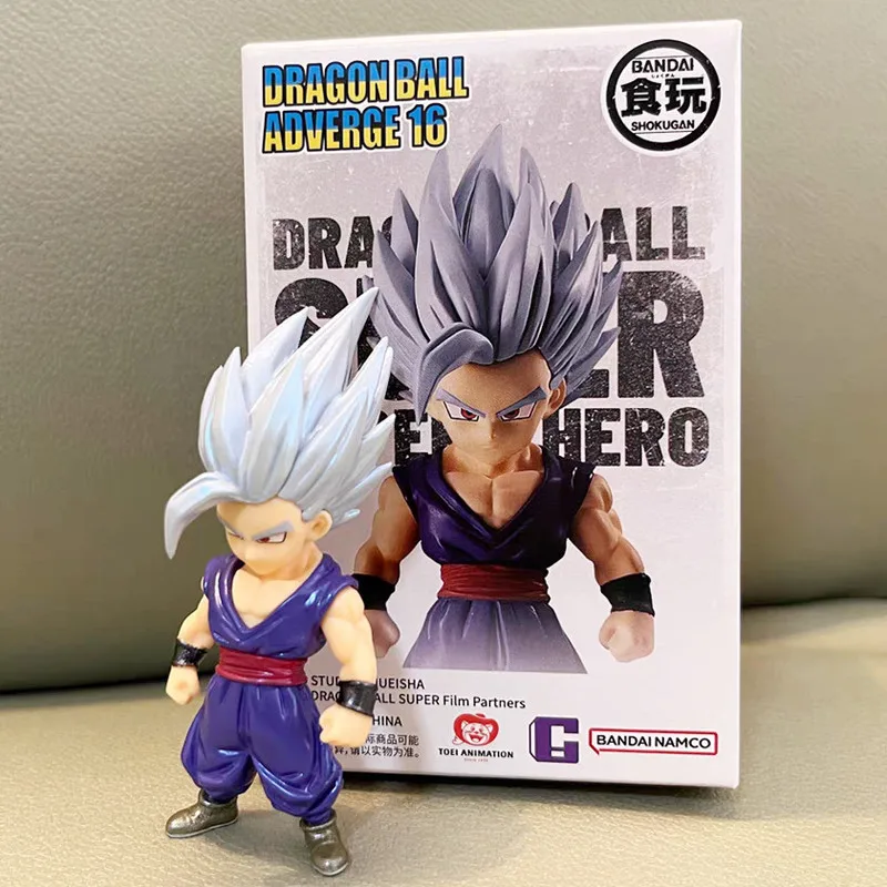 Bandai-figuras de acción de Dragon Ball, Super Hero Adverge 16, Broly Goten, Son Gohan Beast, Orange, Piccolo, Vegeta, Trunks, Dr.Hedo, juguete de Anime, regalo