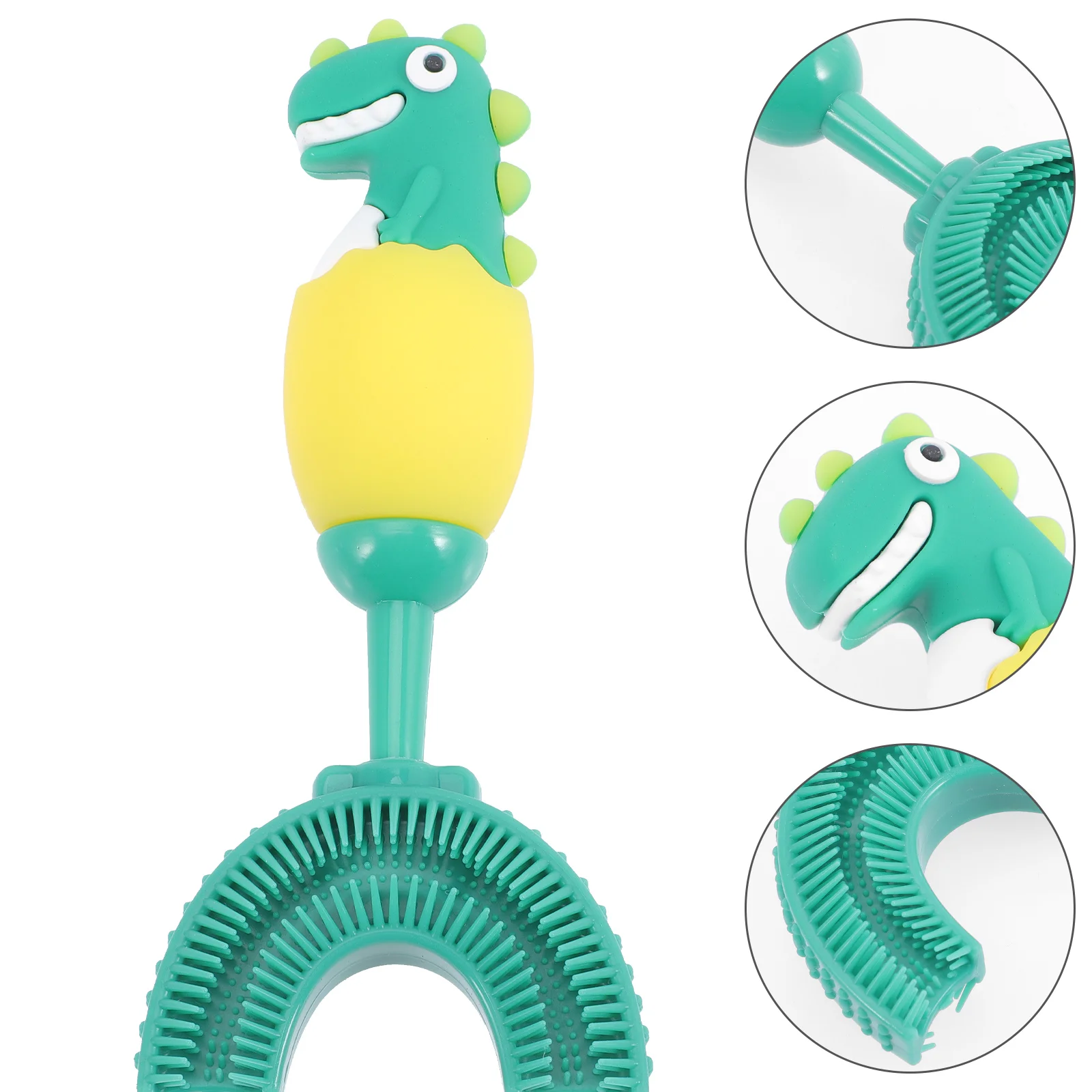 

Children's U-shaped Toothbrush Kids Toothbrushes Dinosaur for Oral Teeth Cleaning Toddler Manual