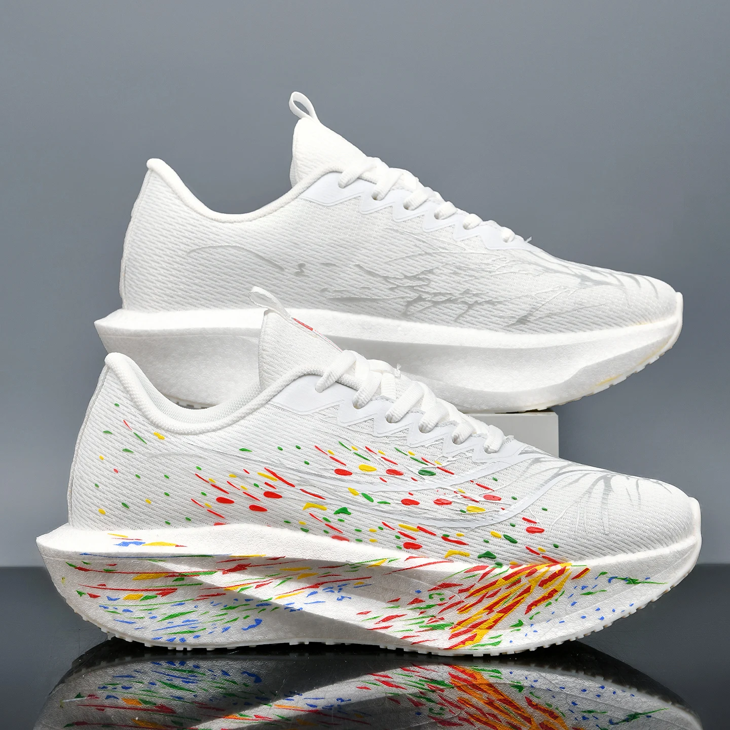 

2025 Hot Selling Rebound Mens Womens Sports Shoes Shock-absorbing Lightweight Outdoor Running Shoes Versatile Daily Casual Shoes