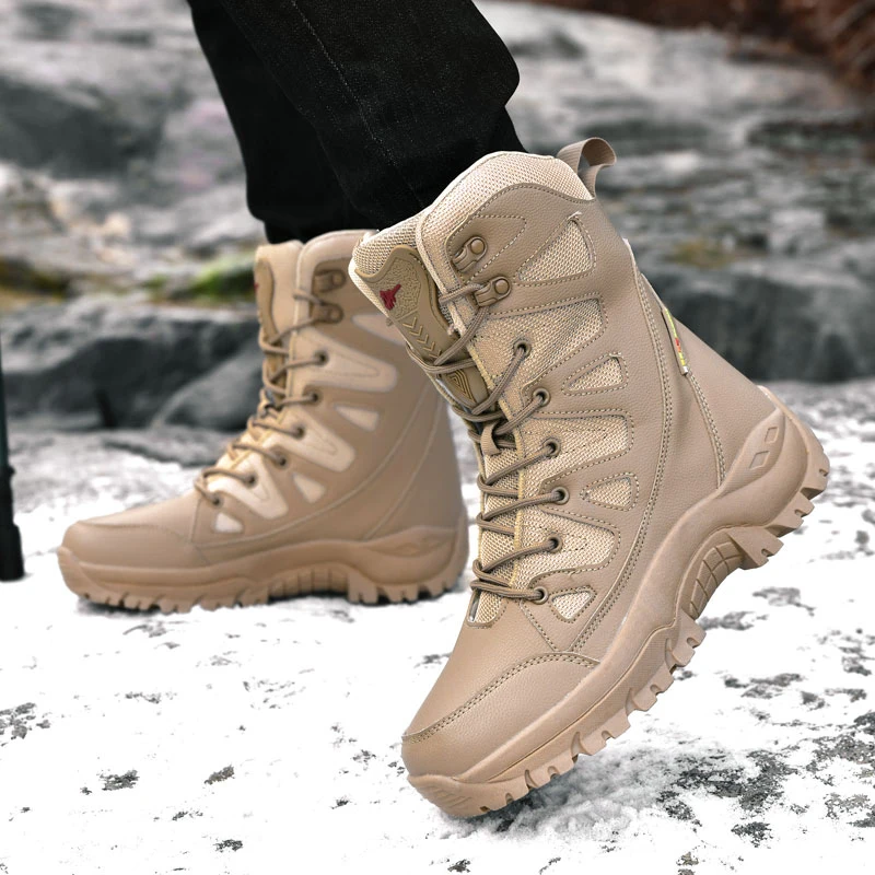 Womens Boots Couples High-top Outdoor Hiking Fashion Large Size 46 Ladies Boots Summer 2021 Shoes