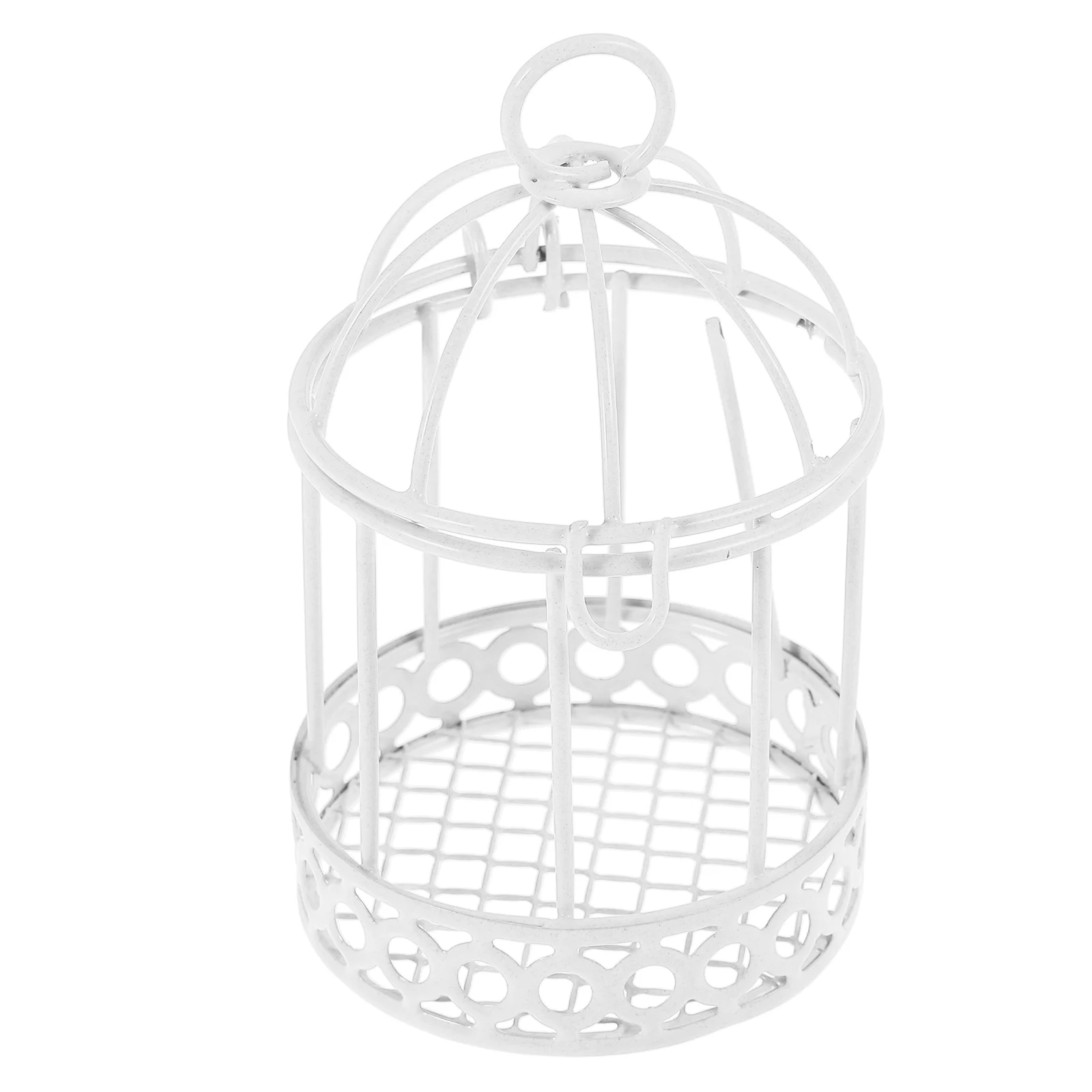 

Mini Birdcage Candy Box Iron Desktop Storage Tray Decorative Jewelry Organizer Ring Holder Trinket Tray for Kids Room