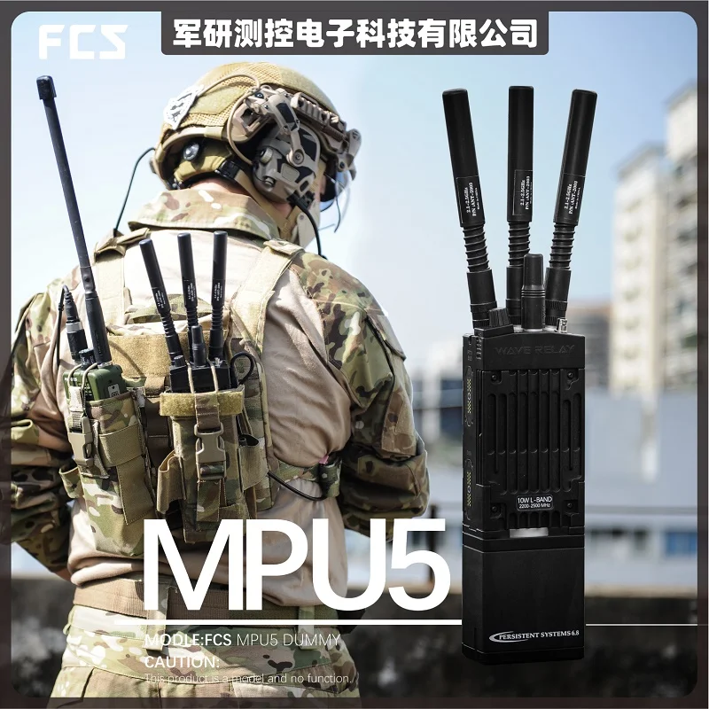 TACTICAL  MPU5 Radio Model DIY Interphone And Supporting New Metal   PTT