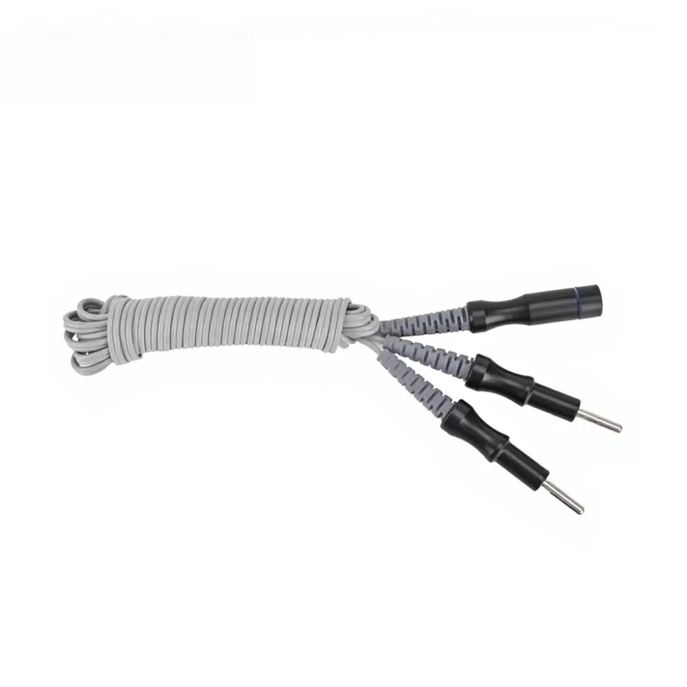 Reusable High Temperature Sterilizable Bipolar Coagulation Clamp Cable Laparoscopic Connect Wire