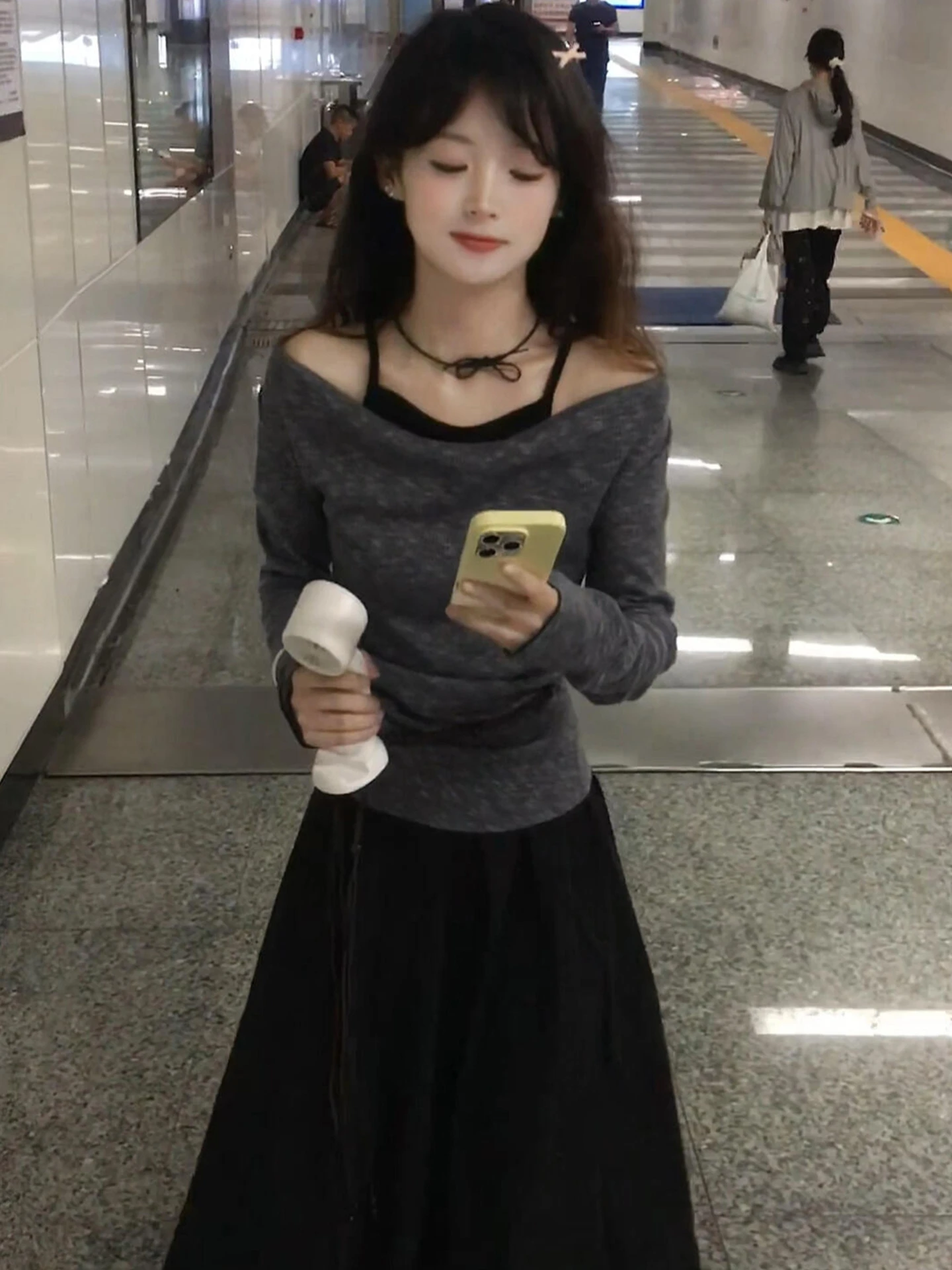 Ele Ey Knitted Long…