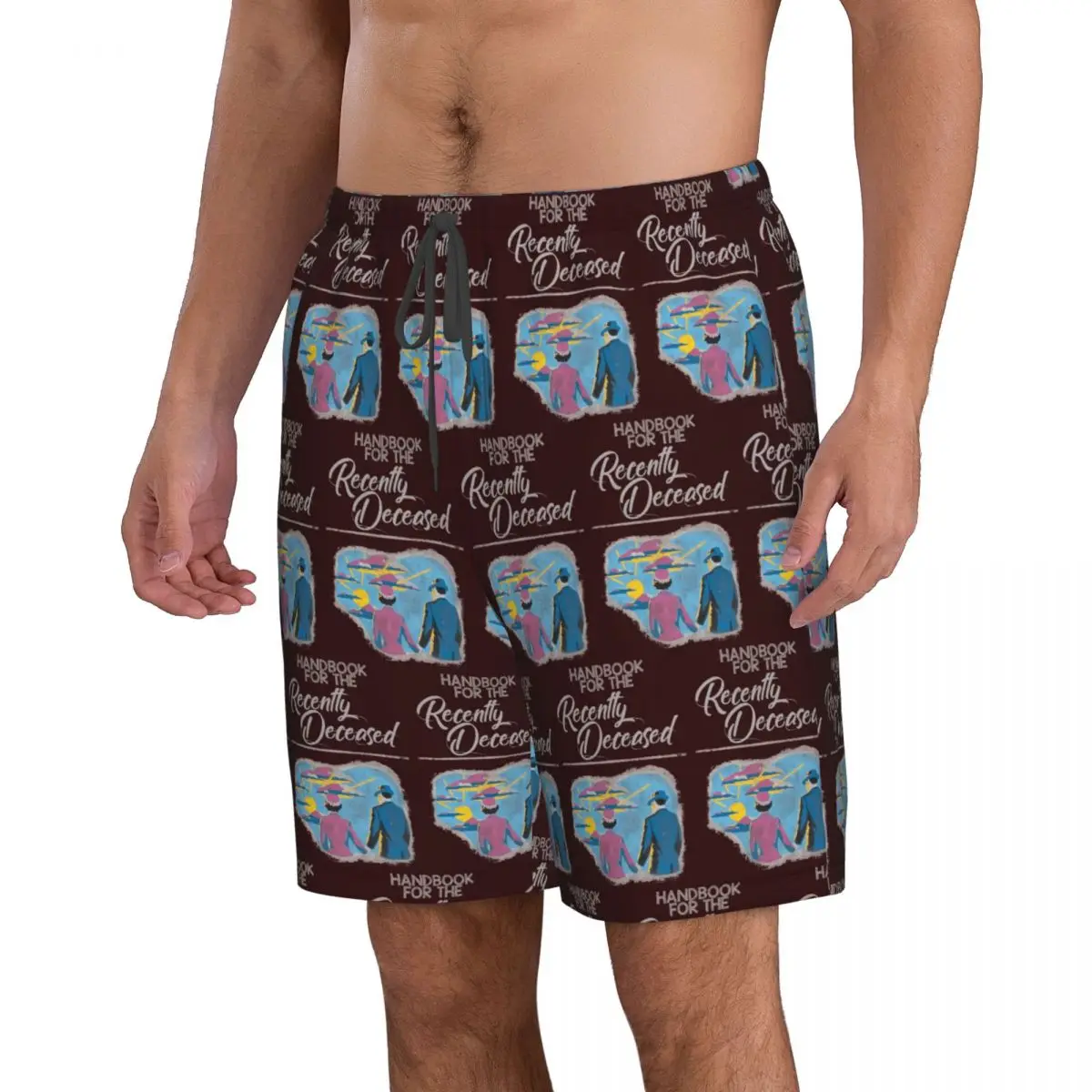 Handbook For The Recently Deceased Trunks Beach Board Shorts Casual Quick Dry Swim Summer Men Pants