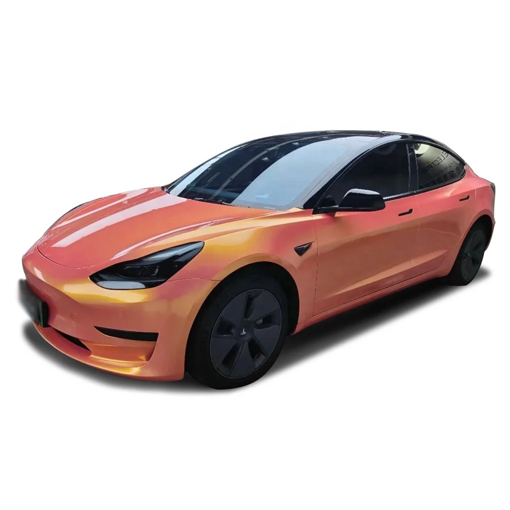 

Виниловая пленка для автомобиля Florid Chameleon Magic Coral Gold Pink, которая прикрывает весь автомобиль