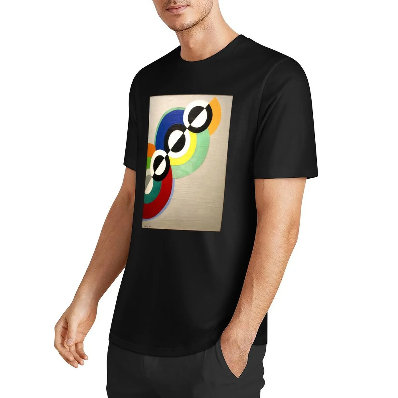 HD Rhythms, by Robert Delaunay 1934 HIGH DEFINITION T-Shirt summer clothes anime oversized fruit of the loom mens t shirts