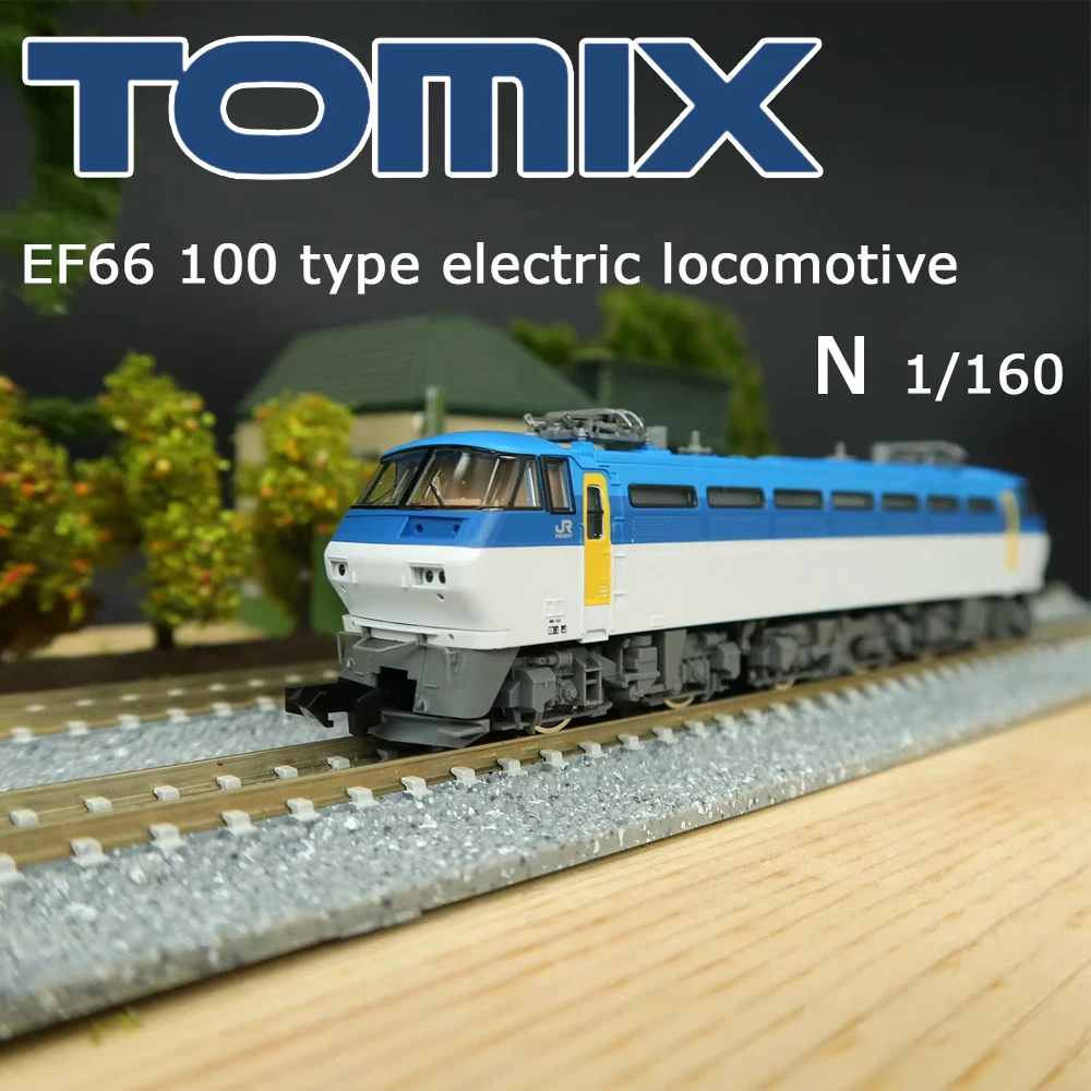

TOMIX N-scale 1/160 Toy Train EF66 100-type Electric Locomotive 7170 Blue DC Version Train Model Boys Gift
