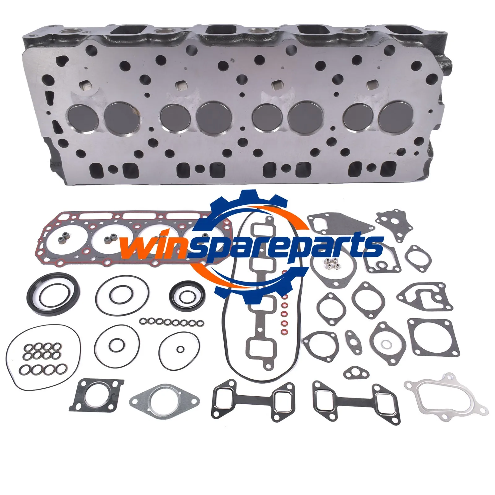 Complete Cylinder Head Assy For Cummins Engine A2000 A2300 Daewoo Forklift D25S