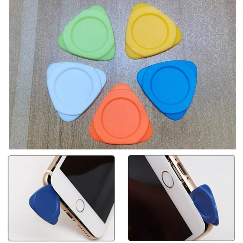 10/20 piezas de herramienta de apertura triangular de plástico para desmontaje de carcasas de teléfonos móviles 2