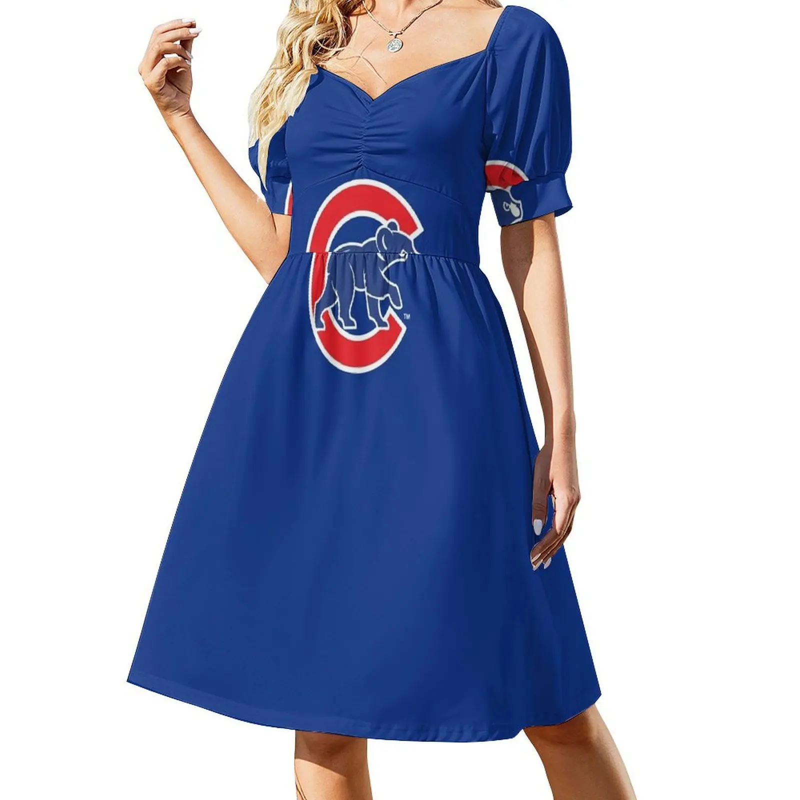 

Chicago Cubs Sleeveless Dress Bridesmaid dress woman Women's skirt dress dresses