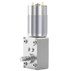 5840 555 DC Worm Gear Motor 12V 24V Forward And Backward Adjustable Speed Self Locking Turbo Worm Gear Motor Reducer Gearbox