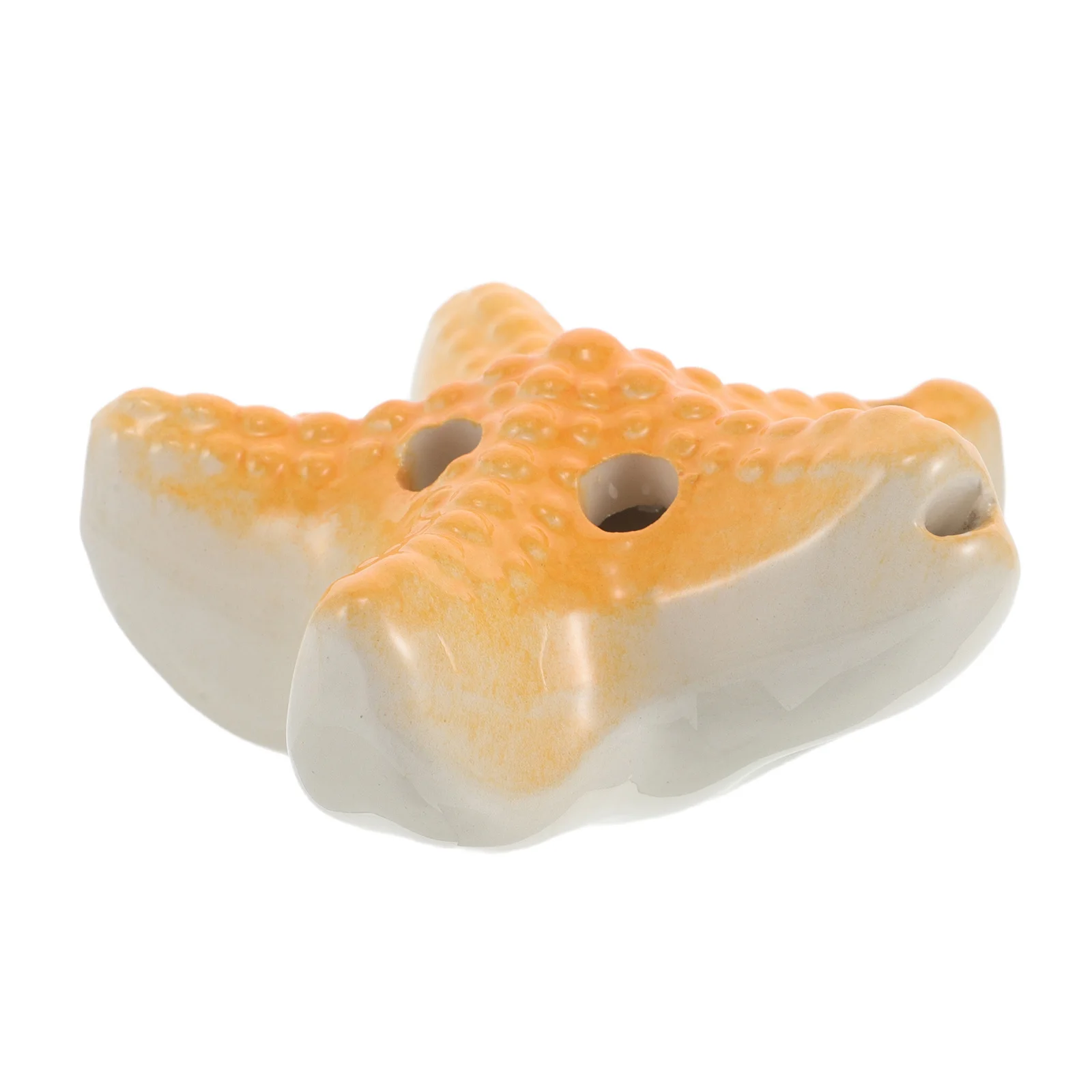 

Ceramic Six Hole Ocarina C Key Star Shape Beginner Wind Instrument Kids Musical Instrument Beach Party Favor Traditional Flute