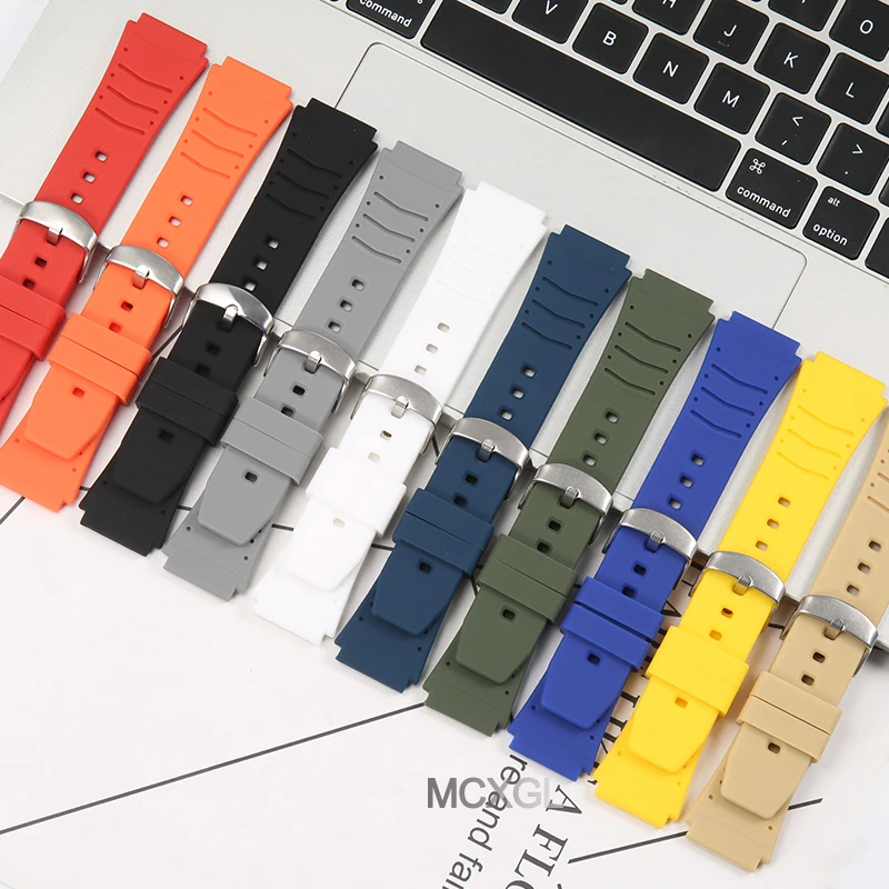 Мужской силиконовый ремешок для часов, сменный ремешок, подходит для Casio PRG-80 PAG-80 PRW-1000 PRW-1100, резиновый ремешок для часов, браслет-браслет