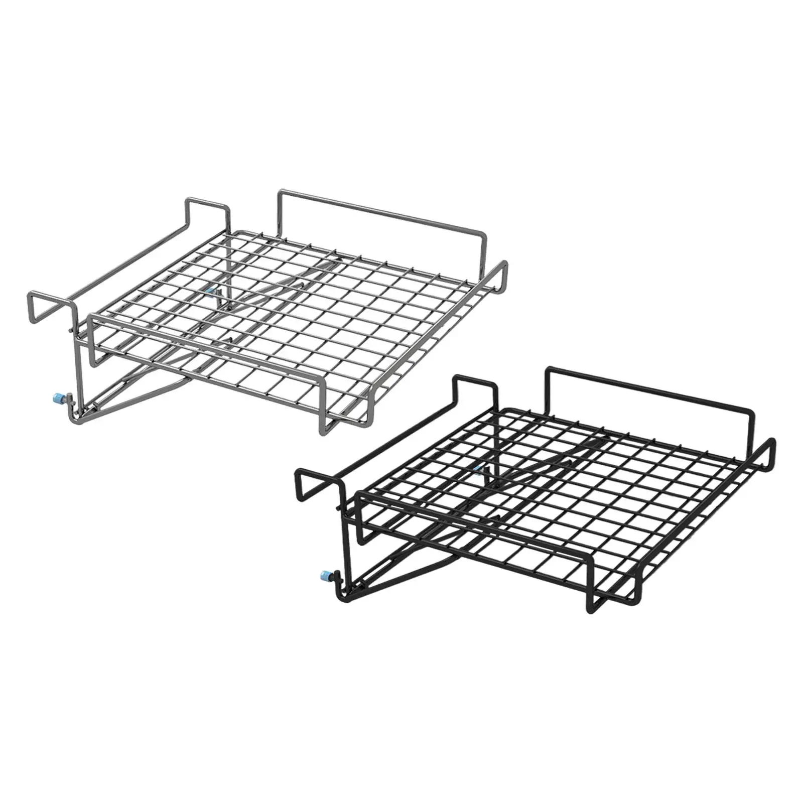 

Foldable Cabinet Door Organizer Multifunction Heavy Duty Pot and Dish Rack