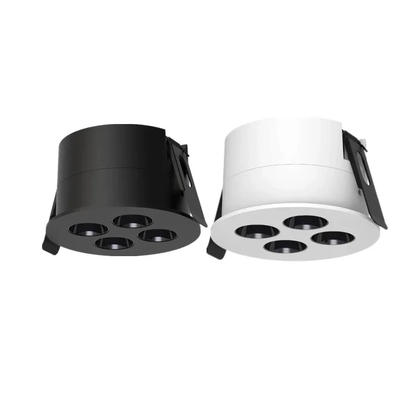 

New LED ceiling grille spotlights anti-glare commercial household living room lighting downlights 8W12W14W mall Hotel AC85-265V