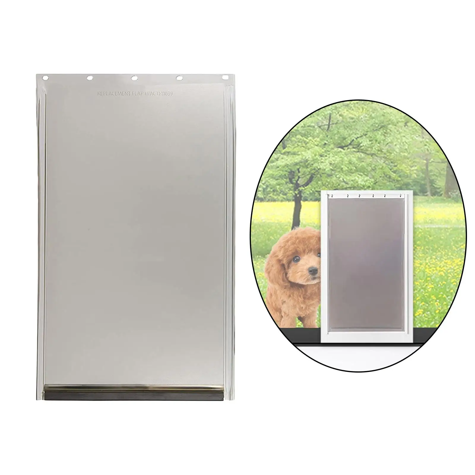 Durable Replacement Dog Door Flap for Freedom Doggie Doors Freely In and Out Home Replace Compatible with Dogs and Cats