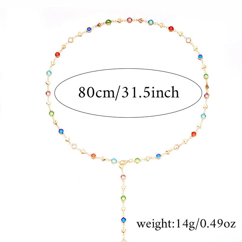 New Luxury Colorful Crystal Long Chain Necklace for Women Vintage Y-Shaped imitation pearls Tassel Necklace Bohemian Jewelry