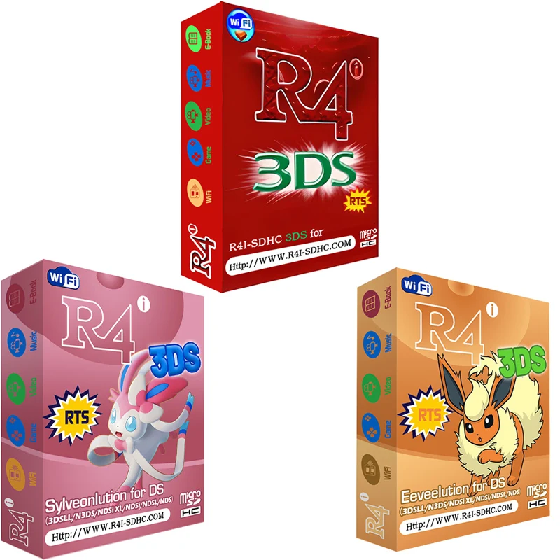 

Pokemon R4 3DS Game Card Eeveelution RTS I RTS Sylveonlution RTS Instant Archiving