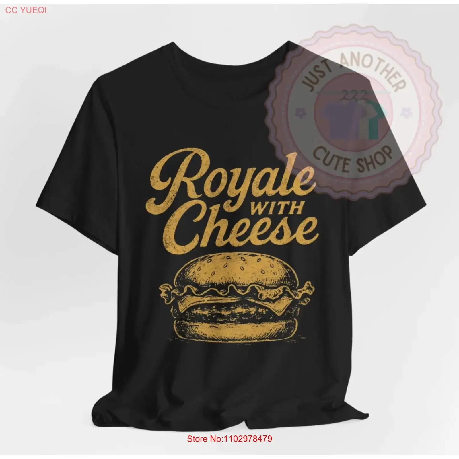 ロイヤル-ウィズ-チーズ-t-シャツ-90-年代の映画クエンティン-タランティーノ-ジュールズ-アンド-ヴィンセント-ヴィンテージ-ウォッシュ加工-通気性-ストレッチ-オム-快適