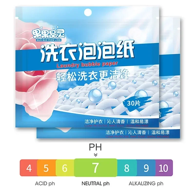 180Pcs Laundry Tablets Strong Decontamination Laundry Detergent Sheet Underwear Clothes Cleaning Detergent Laundry Bubble Paper