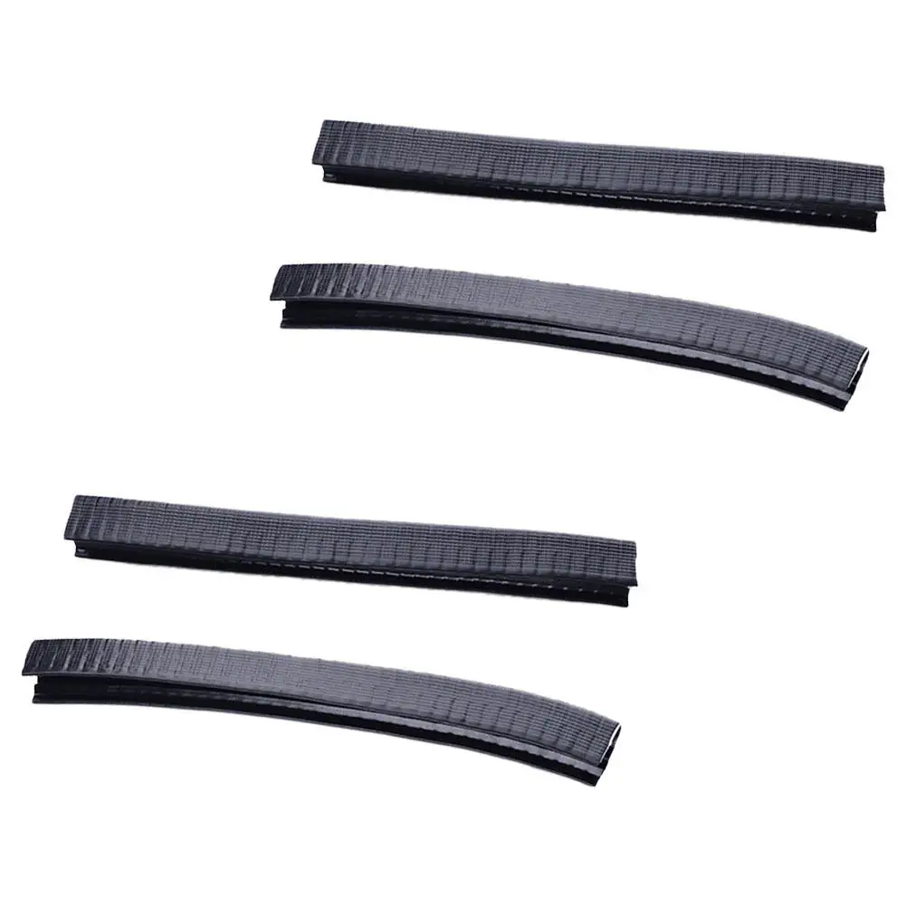 

2Pairs Skateboard Anti-Collision Bumper Deck Guards Rubber Strips Heat Resistant Waterproof Easy Push Installation Protective