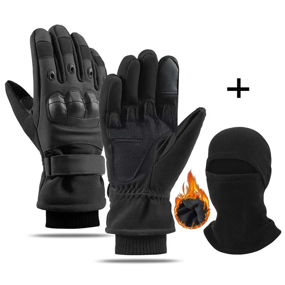 

Мотоциклетные перчатки и Балаклава, зимние ветрозащитные перчатки Guantes Moto, мужские перчатки для езды на мотоцикле, перчатки для мотокросса с сенсорным экраном