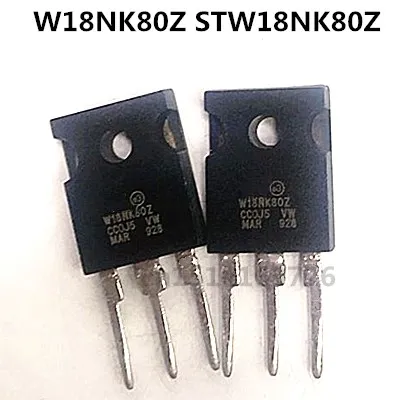 Original new 2pcs/ W18NK80Z STW18NK80Z 19A/800V TO-247