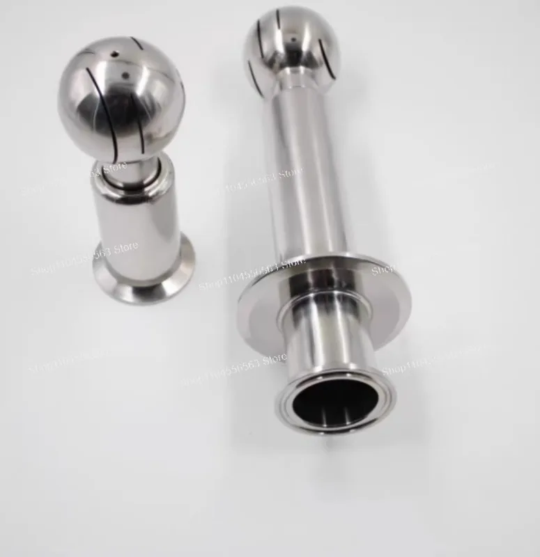 

Вращающаяся распылительная головка CIP Tri-Clamp 1.5"-3" из нержавеющей стали 304 для очистки резервуаров при дистилляции и пивоварении