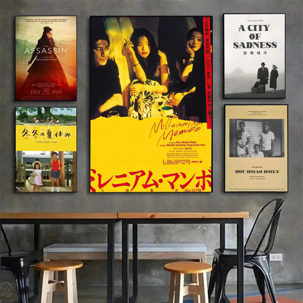 Gentle Artistic Director H-Hou Hsiao-hsien Poster Poster Painting Wall Art Mural for Living Room Home Decor and Gifts