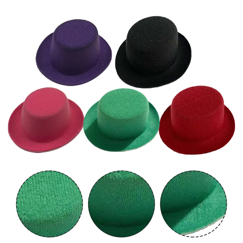 

5 Pcs Mini Top Hat Craft Tiny Hats Delicate Miniature DIY Eva Adorable Witches Bulk