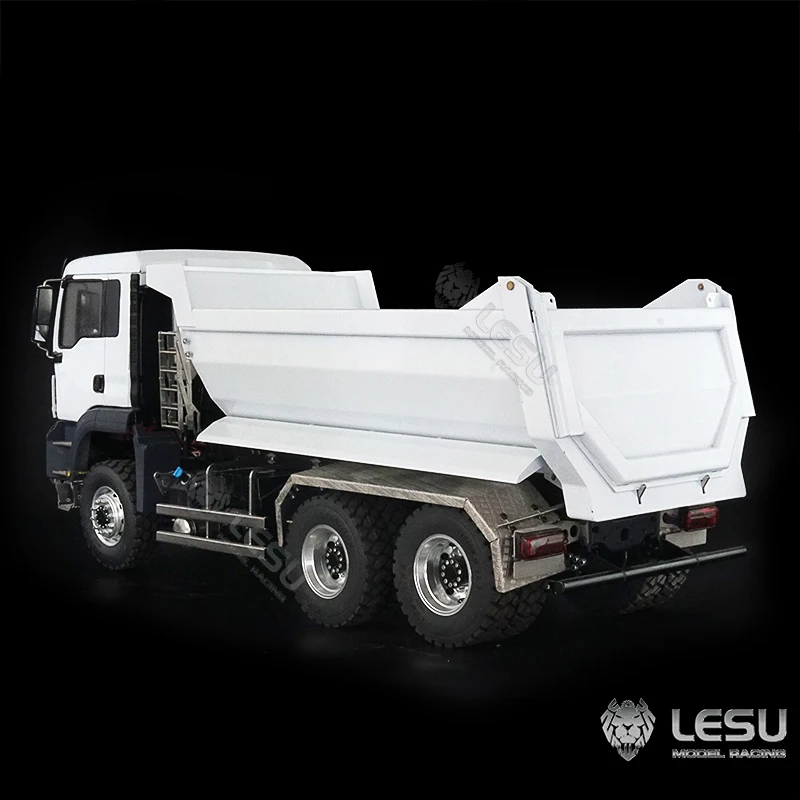 LESU 6*6 Front Cylinder Hydraulic Dumper Truck Tipper Tamiyay 1/14 RC Model Outdoor Toys