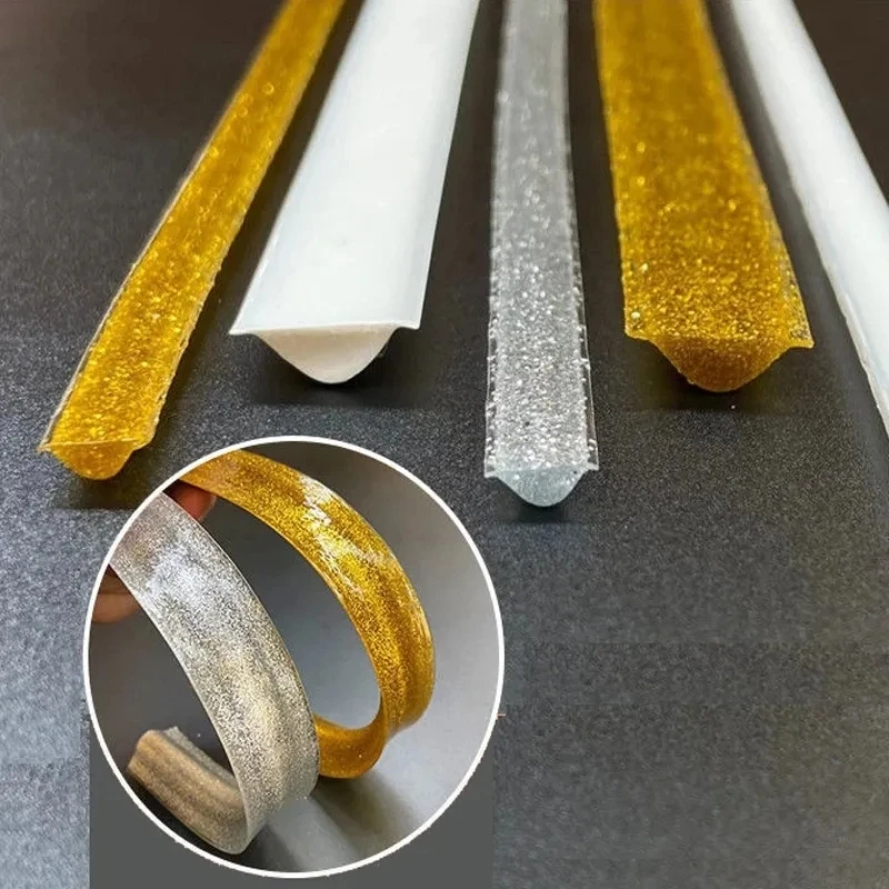 Selbstklebendes Keramikfliesen-Lückenband für Küche und Badezimmer, wasserdicht, schönes Nahtband, Wand, Boden, Lückenlinie, Haushaltsdekoration – Detail 6