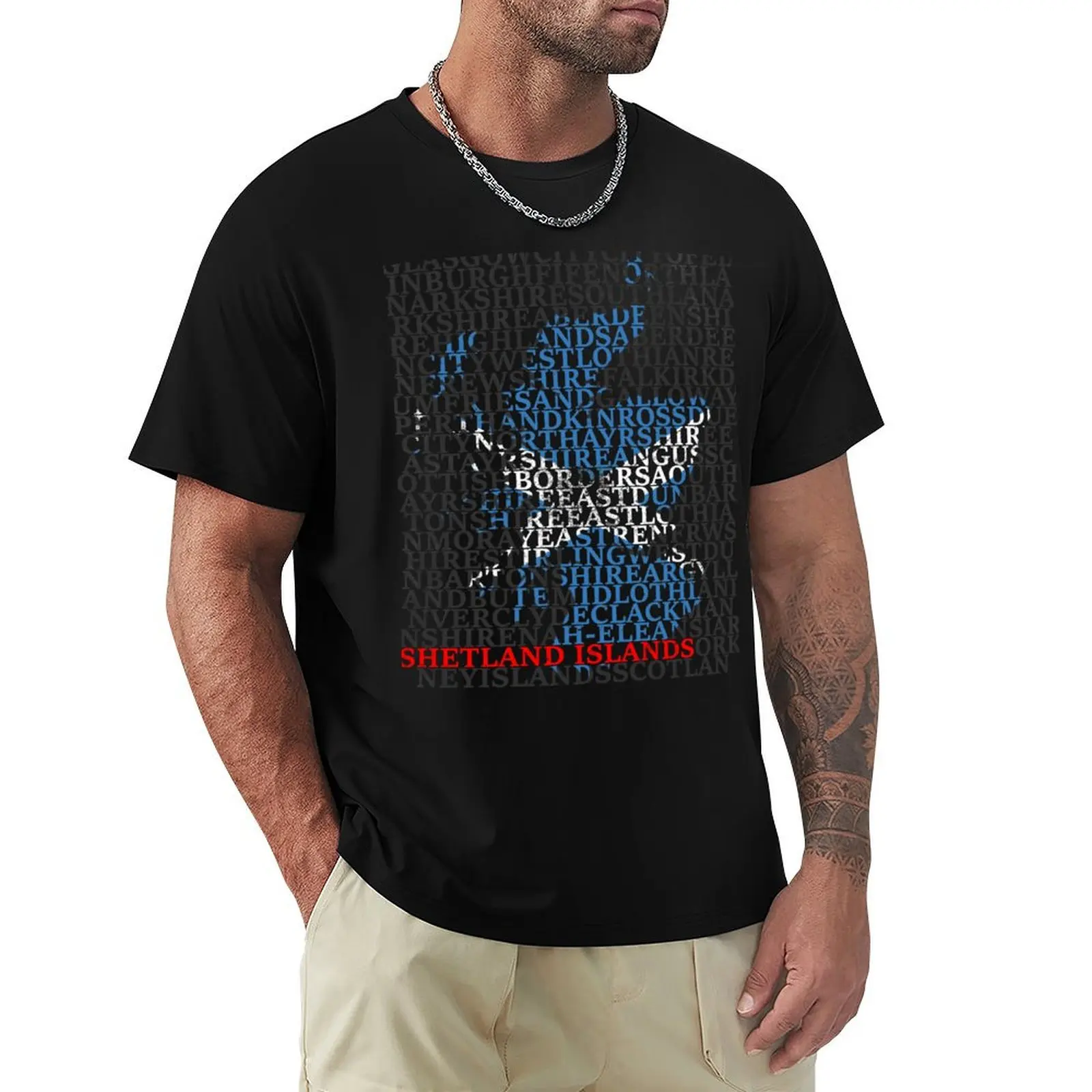 

Scotland Shetland Islands T-Shirt vintage anime shirt summer 2025 t shirt men