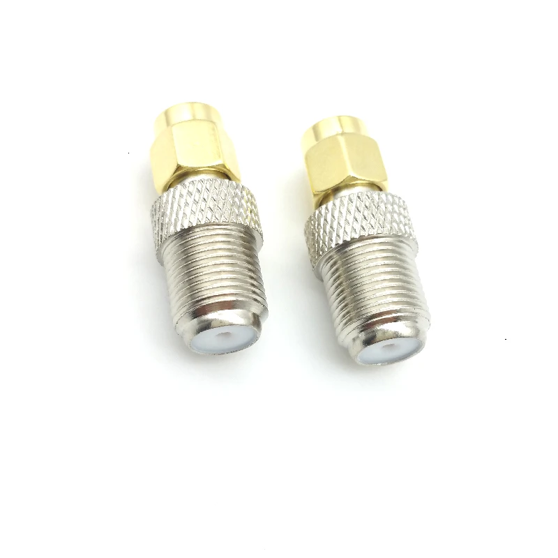 10Pcs/100Pcs  RF Coaxial Adapter SMA Male to F Female  Connector Converter for  Handy Talkie Radio