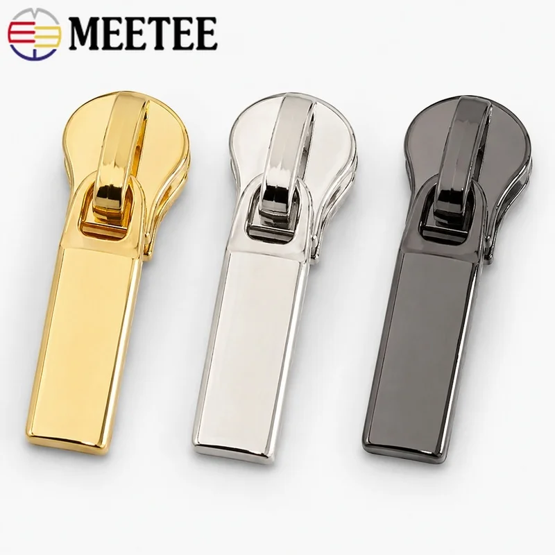 10/20Pcs 3# Zipper Sliders for Metal Nylon Resin Coil Teeth Clothes Pocket Zip Head Replacement Tailoring Repair Accessories Kit