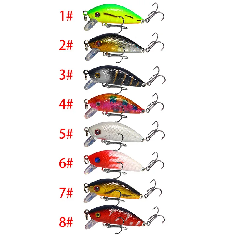 Señuelos Minnow flotantes topwater para pesca