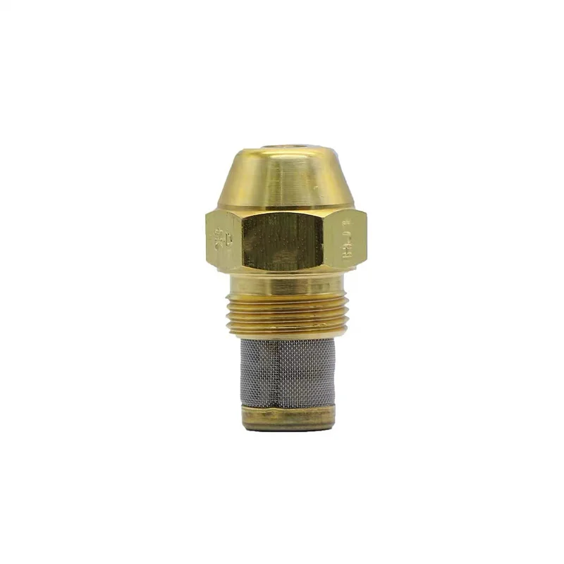 60degree Danfoss replacement Oil Nozzle,Brass Diesel Methanol Atomization Spray head waste oil fuel injection Atomized spray jet