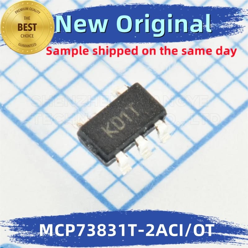 

10PCS/lot MCP73831T-2ACI/OT MCP73831T-2 Marking：KD** Integrated Chip 100%New And Original BOM matching