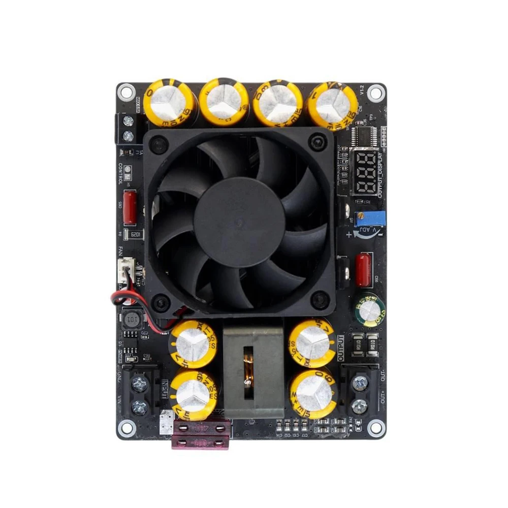 500W Boost Step Up Power Supply Module 11-27V Input to 24-50V Adjustable Output Voltage Display High Efficiency 92-95% Converter