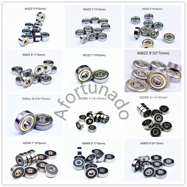 Łożysko 1 sztuka 603zz 604zz 605zz 606zz 607zz 608zz 609zz 604rs 605rs 606rs 607rs 608rs 609rs części skrzyni biegów