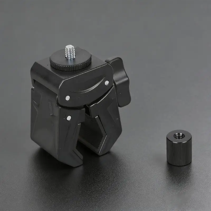 Universal 1/4In Thread Adapter Clamp For Camera Tripod Mount Up To 45mm Pipe 77JC