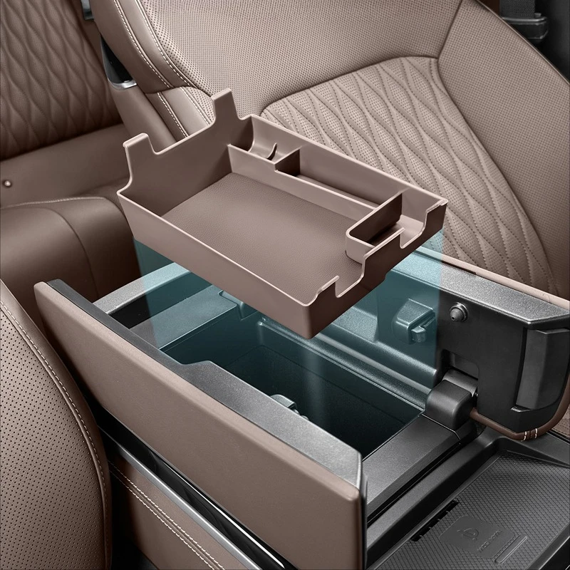 

Car Armrest Storage Box For BYD Han EV DM-i 2020-2025 Central Control Container Stowing Tidying Auto Organizer Tray Accessories
