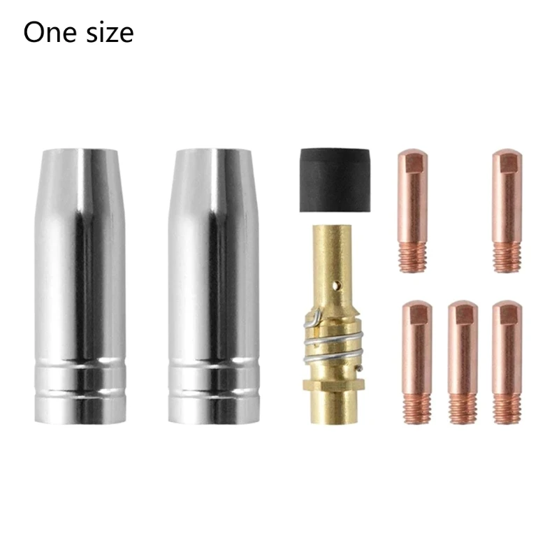 0.8X25Mm M6 Gas Connector Tip Nozzle Insulator Cap Welding Gun Accessory